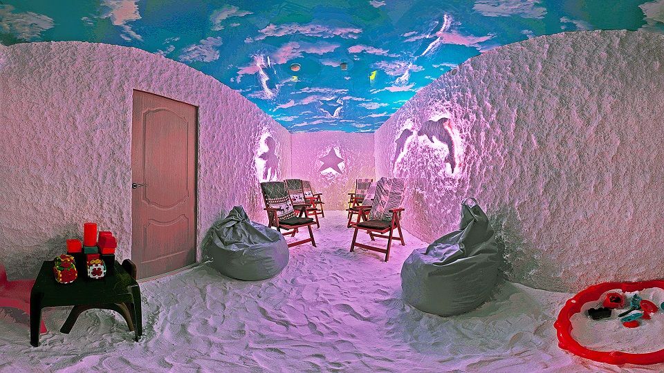 Интерактивная Соляная комната Innovator Salt Room Grand с резервуаром для соли + монтаж ( 21 м кв)
