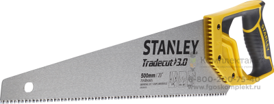 Ножовка по дереву STANLEY TRADECUT 500 мм 11 TPI STHT20351-1 [STHT20351-1]