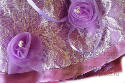 Платье для куклы Анастасия Орхидея Вальс цветов 