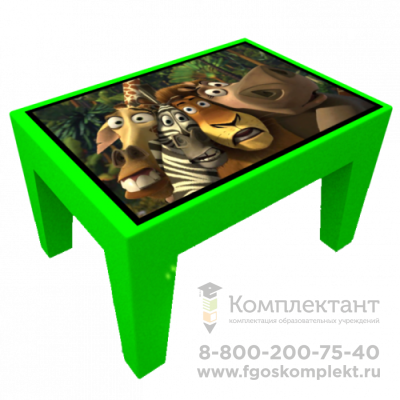 Интерактивный сенсорный стол "Кубик" 32", 2 касания 📺 в Москве