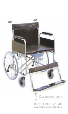 Кресло-коляска инвалидная с туалетным устройством LY-250-XXL арт. MT10840 