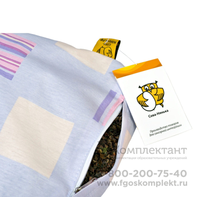 Подушка Совы гречишная с наволочкой для детских садов (ДОУ) купить по низким ценам