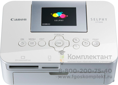 Принтер Canon SELPHY CP1000                (0011C002) 📺 в Москве