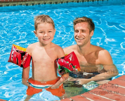 Детские нарукавники для обучения плаванию Тачки