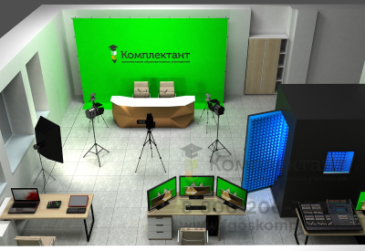 Готовый комплект для фото/видео студии на 10 человек TV Studio Innovator Classic с методическим пособием для учителей
