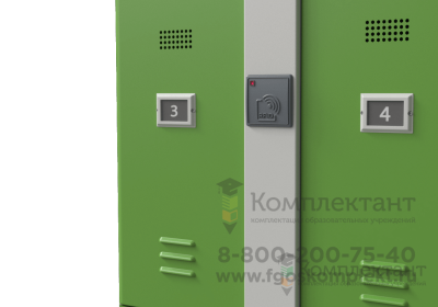 Шкаф для хранения и зарядки мобильных телефонов Innovator на 32 ячейки с электронными замками 🪑 в Москве