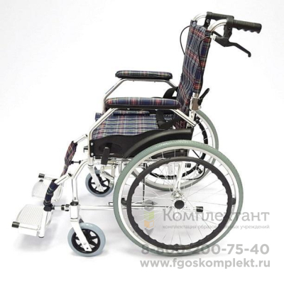 Кресло-коляска инвалидная облегченная алюминиевая складная LY-710-011 арт. MT27308 