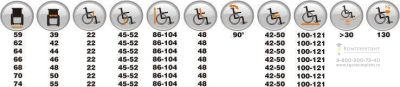 Кресло-коляска механическая с приводом от обода колеса многофункциональная Eclips X4 90 град. Арт. RX15386 